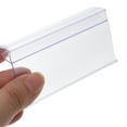 thumbnail image 2 of Portaetiquetas de estante de plástico transparente de 20 piezas para etiquetas de precios de supermercado portaetiquetas que muestran el soporte de precios soporte de señal de mercancía, 2 of 6
