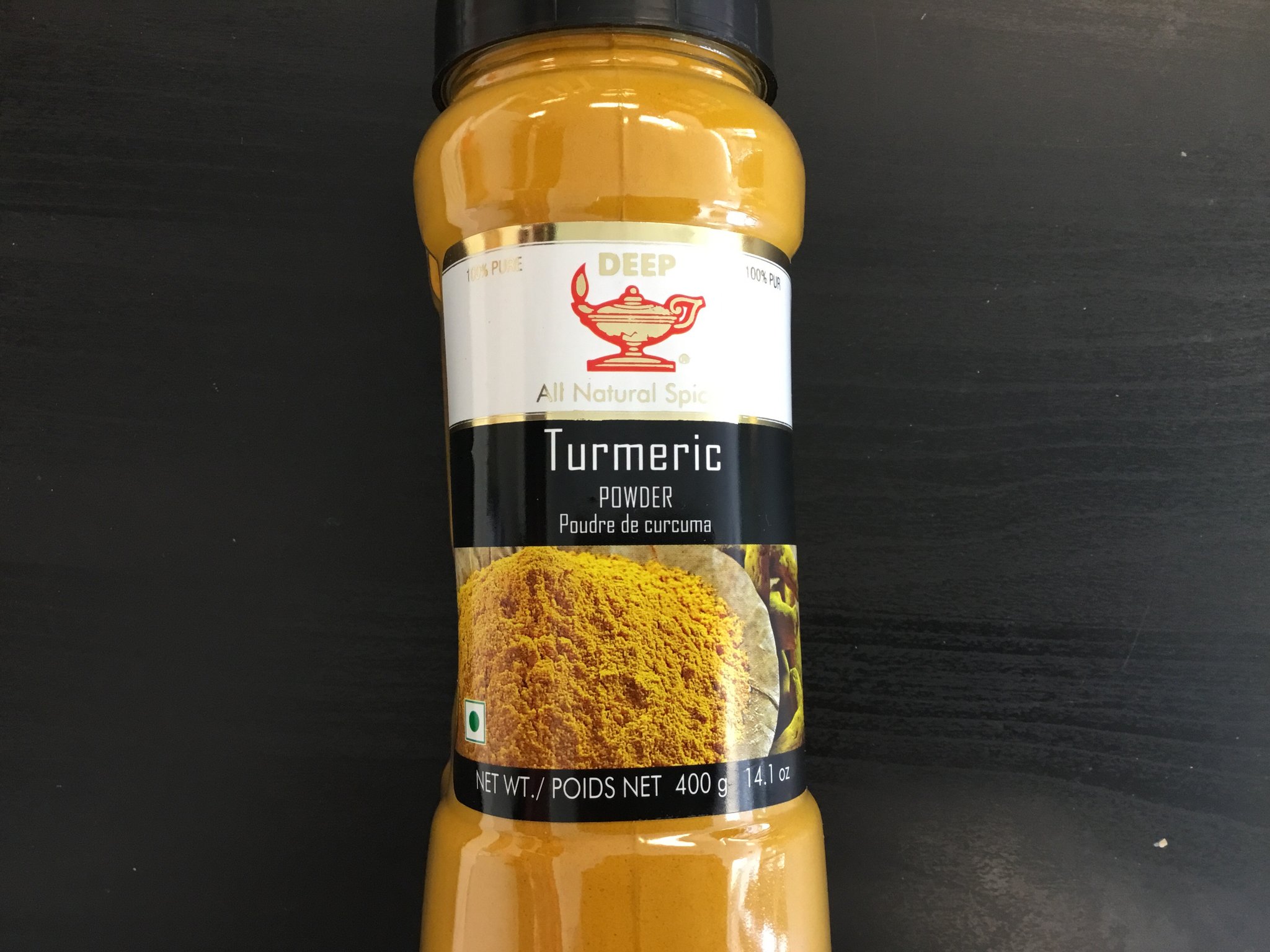 DEEP Turmeric Powder Jar 14oz [PACK OF 1]