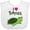 AA-White, variant on Inktastic I Love Turtles Boys or Girls Baby Bib