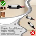thumbnail image 4 of BAOPAI Wall Mounted Wine Rack Independent Wine Bottle Holder Household Metal Storage Space Saving Solution for Kitchen Bar and Home Decor, 4 of 7