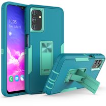 Dteck Samsung Galaxy A13 5G Case Built in Kickstand Dual Layer Hybrid Rugged Case Compatible with Magnetic Car Mount, Heavy Duty Shockproof Cover for Galaxy A13 5G,Blue