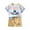 Light Blue, variant on Toddler Baby Boy Summer Clothes Truck Print Short Sleeve Top T shirt and Shorts 2 Piece Summer Outfits Set spongebob summer clothes toddler 2t size(3-6 Months,Brown)