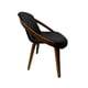 thumbnail image 2 of SILLA VÁSTEN PU NEGRO NOGAL, 2 of 4