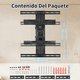 thumbnail image 5 of Soporte Pared Tv Para Pantalla Para 40'' 55'' 65'' 75'' 80'' Pulgadas De Television Belug, Negro, 5 of 5