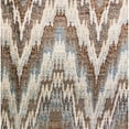 thumbnail image 3 of Plutus Mid Night Oblique Ridge Wave Luxury Throw Pillow 16"L x16"W, 3 of 3