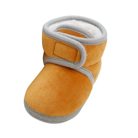 

Shoes for 1 Year Old Boy Shoes Girl Baby Shoes Warm Booties Shoes Fashion Solid Color Non Breathable Toddler Boots 12 18 Month Winter Boot