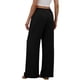 thumbnail image 4 of Pantalones de Lino Mujeres de Verano de Color Sólido Estirado-Cintura Casual Pantalones Rectos con Mezcla de Lino de Algodón Suave, Pantalones Transpirables de Longitud de Tobillo para Diario, 4 of 8