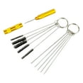 thumbnail image 1 of Kits de limpieza de aerógrafo, cepillo limpiador de aerógrafo, boquilla de pulverización, herramienta de limpieza para limpiar tubos finos, boquilla oro, 1 of 8