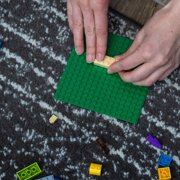 Brick Loot Custom Molded ABS Baseplate Bundle, Compatible with Major Brands, 10 pack, 5 by 5