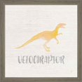 thumbnail image 3 of Great Art Now Triceratops & Velociraptor by Karyn Panganiban, 2 Piece Framed Art Set Each 13"W x 13"H, 3 of 3