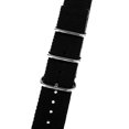 thumbnail image 3 of Correa de reloj de nailon de tela militar, hebilla plateada de repuesto, 18, 20, 22mm Negro 18mm jinwen Correa de reloj de nylon 22mm, 3 of 8
