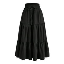 ZANZEA – jupe trapèze longue, Maxi, Vintage, fermeture éclair, taille haute, couleur unie, irrégulière, plage, été, S-5XL / Jupes ZANZEA – jupe trapèze longue, Maxi, Vintage, fermeture éclair, taille haute, couleur unie, irrégulière, plage, été, S-5XL / Jupes