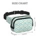 thumbnail image 4 of Fotbe Daisy Floral A Cangurera Cuadrada con Estampado de Doble Capa, Bolsa de Cintura Ajustable Mini para Hombres y Mujeres, 4 of 9