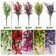 thumbnail image 2 of 20 Bunches Faux Plants  14" Fake Shrubs  Bouquet UV Resistant No Fade  for Home Garden Decor（Mixed color set）, 2 of 7