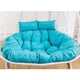 thumbnail image 1 of Cojín de asiento de cesta colgante para columpio, silla de hamaca de huevo colgante gruesa para el hogar, jardín, mecedora, sin silla Fivean unisex, 1 of 2