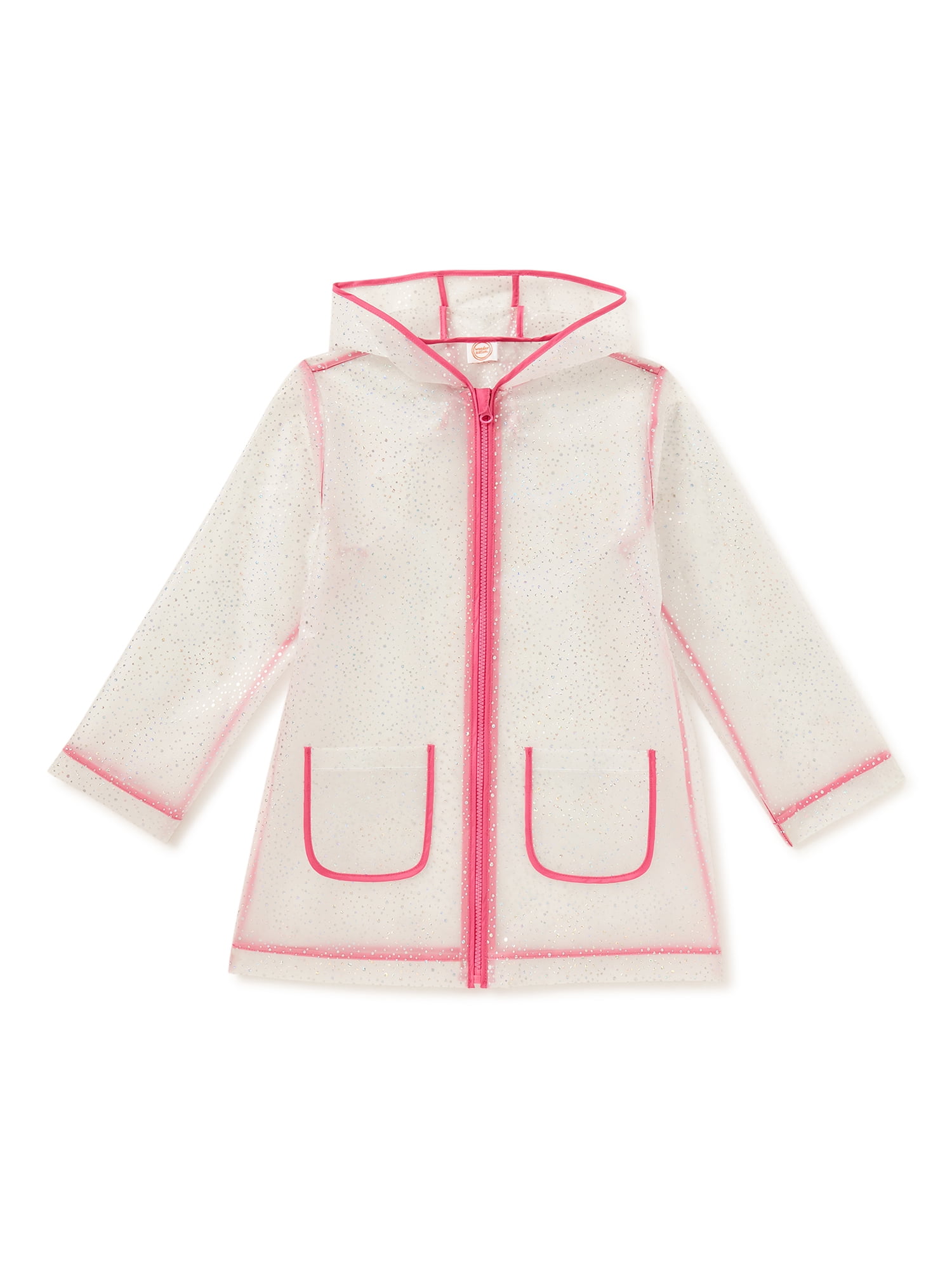 sparkly rain coat