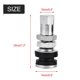 thumbnail image 5 of 10pcs TR161 Metal Car Truck Motorcycle Bolt In TubelessTire Tyre Valve Short Stems Kit with Dust Cap, 5 of 5