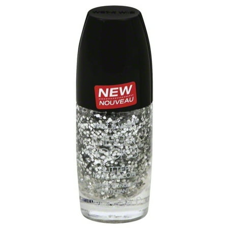 Wet N Wild Nail Color - Wet n Wild Mega Rocks Glitter Nail Color, 490C I'm with the Band, 0.42 fl oz