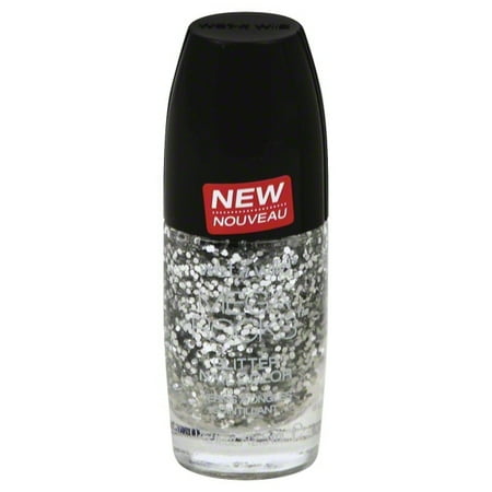 Wet n Wild Mega Rocks Glitter Nail Color, 490C I'm with the Band, 0.42 fl