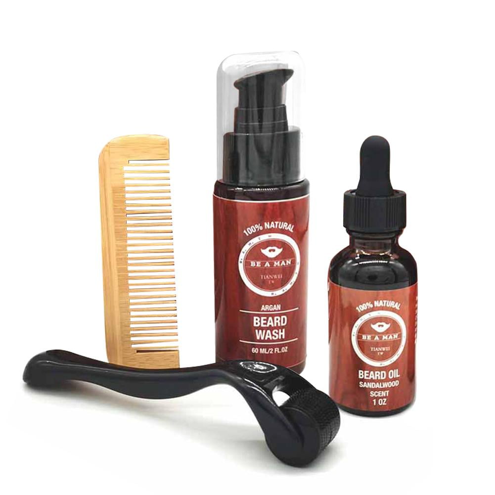 Beard Care Conditioner Kit, Beard Grooming Kit for Men with Beard Oil