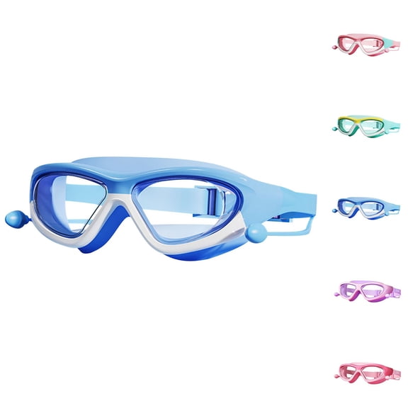 Auroural 3-15 Years Kids Swimming Glasses for Kids Children'S Swimming Goggles High-Definition Waterproof Goggles Boys and Diving Integrated Swimming Equipment