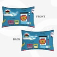 thumbnail image 4 of Balery Transportations With Cute Animals Bedding Queen Pillow Cases - Envelope Closure - Soft Brushed Microfiber Fabric - Shrinkage and Fade Resistant Pillow Cases-20"x30", 4 of 9