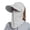 Grey, variant on OOOUM Breathable Sun Hat For Women Face Cover Neck Flap Ponytail Hat Outdoor Hiking Cycling Fishing Sun Hat White
