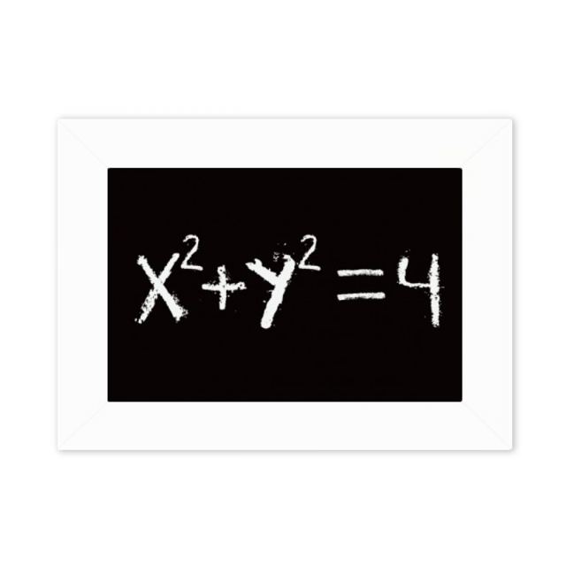 Math Kowledge Équation de Cercle Photo Monter Cadre Image Art Peinture Bureau 5 X 7 Pouces