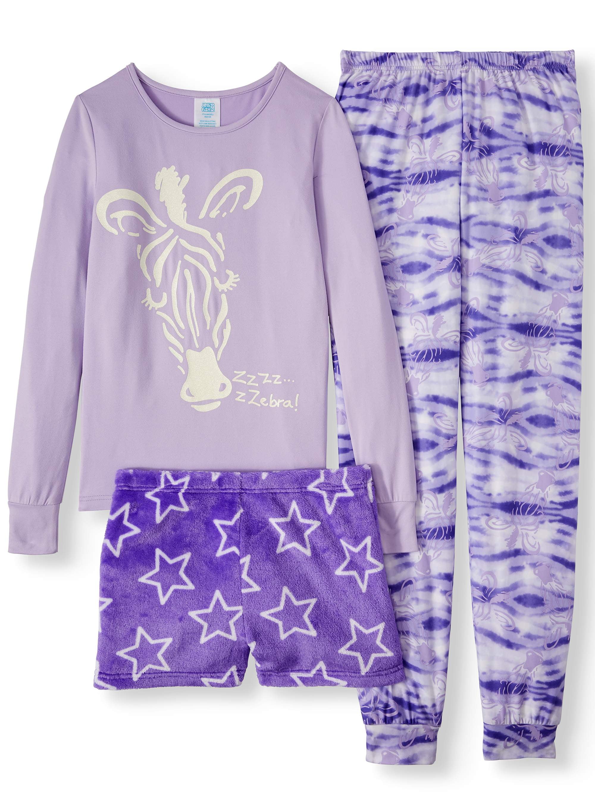 2 Piece Jellifish Kids Boys Long Sleeve Pajama Set Long Sleeve Print Top /& Jogger PJ Pants Burgandy