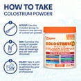 thumbnail image 3 of Zoyava Colostrum Powder with 40% IgG, Orange Flavor, Extra Strength 13-in-1 Supplement, Collagen Complex, Probiotics, Elderberry, L-Glutamine, Zinc, Vitamin C, Vitamin D3, 3 of 8