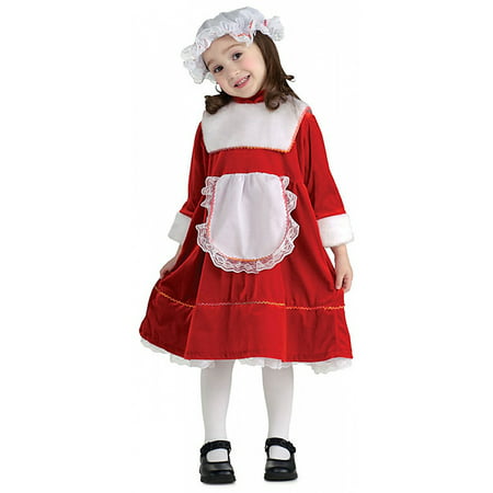 Lil' Mrs. Santa Child Costume - Large