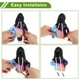 thumbnail image 6 of Unique Bargains Gear Shift Knob Cover Car Shift Knob Hoodie Blue Purple Polyester 6.3"x5.12" 1 Pc, 6 of 6