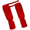 thumbnail image 2 of 2 Pares de Espinilleras para Mujer, Protectores de Empeine, Protección para Entrenamiento, Almohadillas para Piernas, Protectores Lavables Elásticos, L rojo y S shamjiam Espinilleras para empeine, 2 of 5