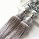 thumbnail image 4 of KDJ 2pcs Large Ball Tassel Curtain Tie Backs, Silver Curtain Rope Tieback, 71cm Length, European Style Window Treatment Hardware Decoration, 4 of 10