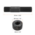 thumbnail image 2 of Unique Bargains Knockout Punch Draw Stud M20 Replacement Hydraulic Draw Stud with Lock Cap, 2 of 5