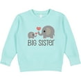 thumbnail image 2 of Inktastic Big Sister Elephant Toddler Sweatshirt, 2 of 4