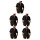 thumbnail image 3 of Camisa de poliéster Qarigey de manga corta transpirable para hombre color sólido, 3 of 6