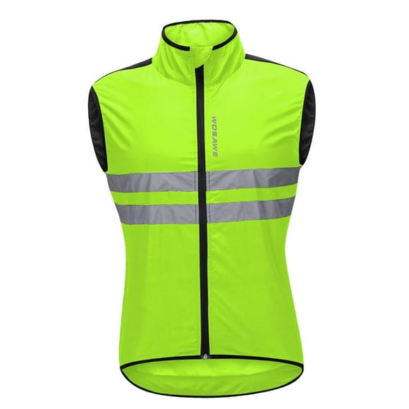 Camiseta de ciclismo Cola para hombre sin mangas chaqueta deportiva bicicleta Verde L