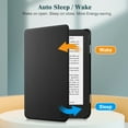 thumbnail image 3 of Fintie Case for 6” Kobo Clara 2E eReader (2022 Release) - Lightweight Slimshell Premium PU Leather Cover with Auto Sleep/Wake, Black, 3 of 8