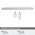 thumbnail image 4 of Amerock Ballard 7-9/16 inch (192mm) Center-to-Center Polished Nickel Cabinet Pull, 4 of 6