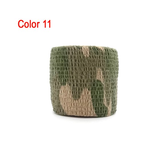 1 Roll U Pick 4.5m*5cm Waterproof Outdoor Camo Hiking Camping Hunting Camouflage Stealth Tape Wraps Color 11 5cm x 4.5m