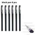 thumbnail image 1 of Senbaida Gel Pen Set, Needle Tip, 0.5mm, Assorted Ink Colors, 6 Pack, 1 of 6