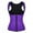 Purple, variant on Mifelio Corset Shapewear Body Sport Women Trainer Waist Fitness Workout Vest Women Shaper Slimming Corset Shapeware Waist Trainer for Women Girdles for Women Body Shaper Black L