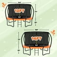 thumbnail image 7 of JELENS Trampoline 8FT 10FT 12FT 14FT 16FT, Recreational Trampolines with Enclosure Net and Ladder, Outdoor Anti-Rust Trampolines for Kids and Adults, 7 of 7