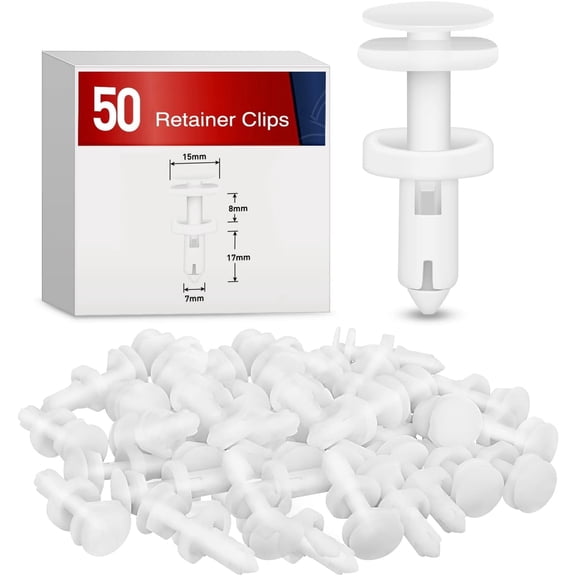 Nilight 50PCS Door Trim Panel Push-Type Retainer Clips Replacement for GM 15960325 Chevrolet Trucks Cadillac Trucks and GMC Trucks Automobiles 1/4" Hole Size,2 Years Warranty