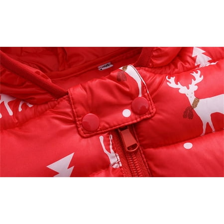 

dmqupv Toddler Kids Baby Boys Girls Winter Warm Jacket Deer Cartoon Coats Outerwear Bear Ears Winter Coats For Toddler Girls Outerwear Navy 18-24 Months
