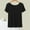Black, variant on Sleep Shirts for Women - Pajama Tops for Women,Modal Round Neck Solid Color Pajamas Top