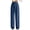 Blue, variant on Fleece Lined Pants Women Closed Bottom Sports Solid Color Loose Casual Straight Leg Large Size Long Pants Blue