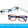 thumbnail image 5 of Espejo plano de moda con marco para gafas con protección contra la luz azul 3028, marco artístico retro, marco pequeño para gafas, 5 of 5