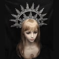 thumbnail image 5 of Tiaras Crowns Pageant Prom Angel Headband Bachelorette Party Hair Accessories Vintage Tiaras Hair Hoop, 5 of 8